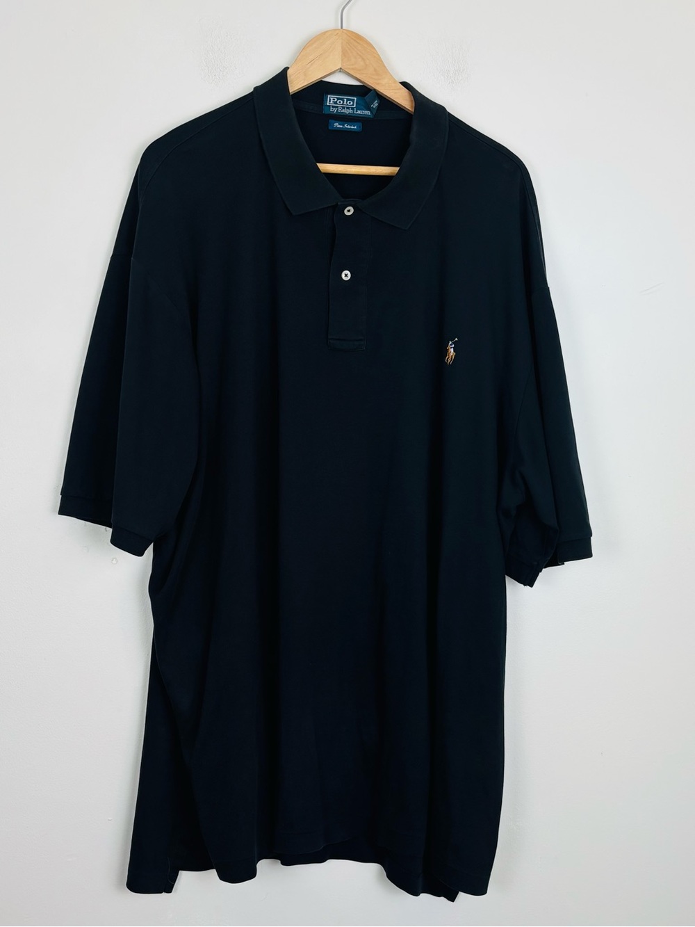 Polo Ralph Lauren Pima Interlock Polo Black 3XLT Multicolor Polo Flesh Pony